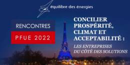 Rencontres PFUE d’Equilibre des Energies – Les entreprises du côté des solutions