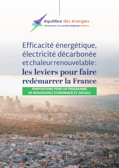 Efficacité énergétique, électricité décarbonée et chaleur renouvelable : les leviers pour faire redémarrer la France (2020)