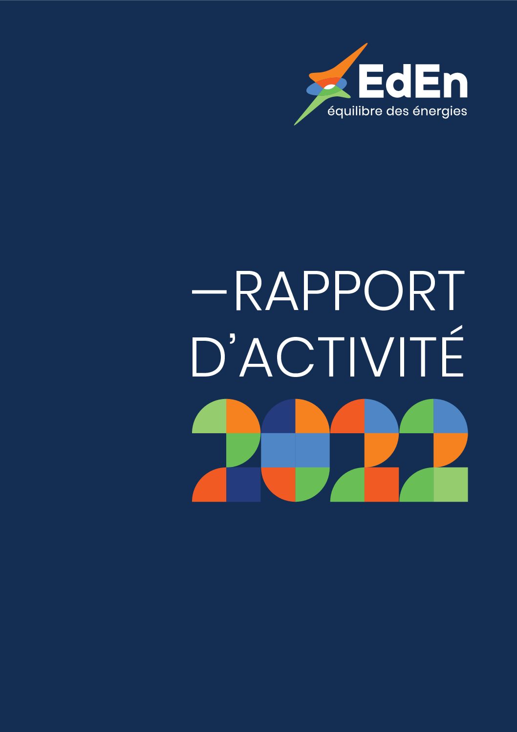 Couverture du rapport d’activité 2022