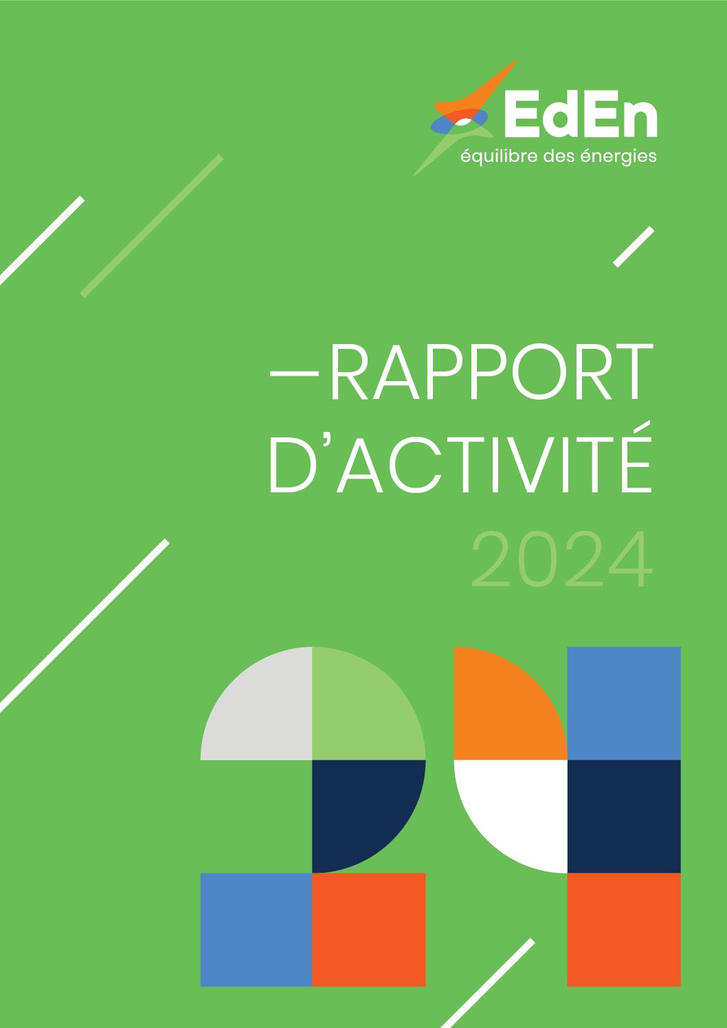 Couverture du rapport d’activité 2024