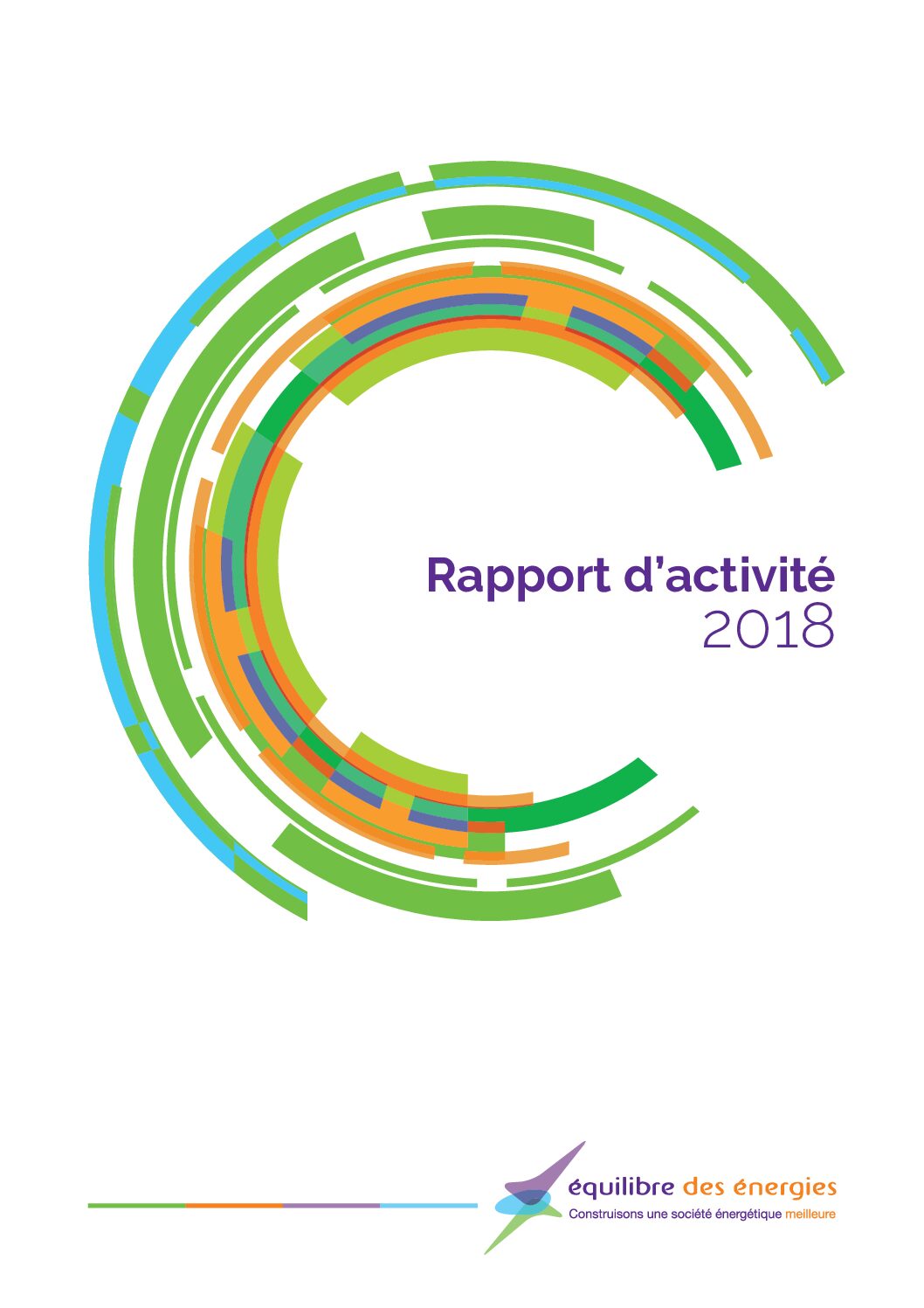 Couverture du rapport d’activité 2018